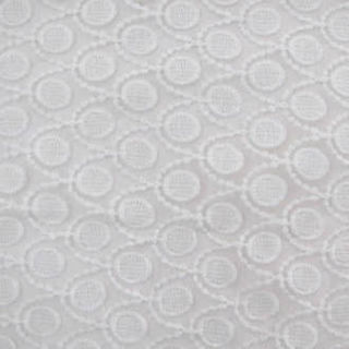 Cream Embroidered Organza Lace