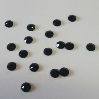 Swarovski Crystal SS34 Hot Fix Flat Back Jet