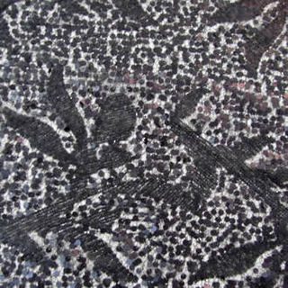 Black Sequin Lace