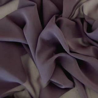 Aubergine Plain Chiffon 112cm