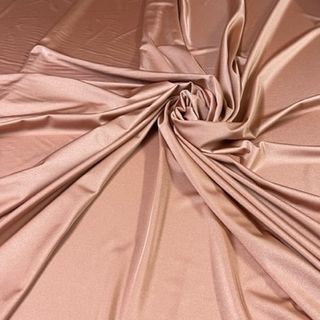 Coffee Cream 1st Grade Shiny Nylon Lycra