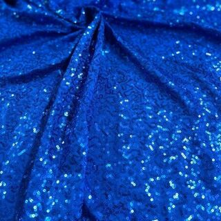 Bedazzled Sequin Polyspandex - Royal
