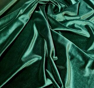 Stretch Velvet - Dark Green