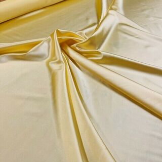 Yellow Stretch Satin