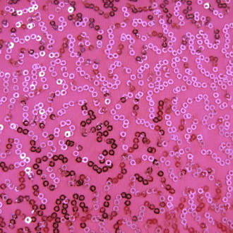 Bedazzled Sequin Polyspandex - Hot Pink
