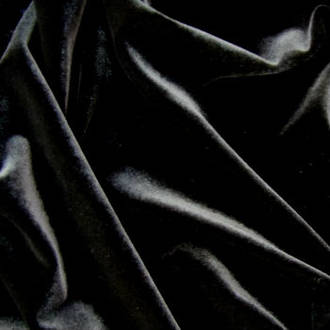 Stretch Velvet Black *04m Remnant*