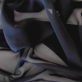 Black Antistatic Chiffon 150cm