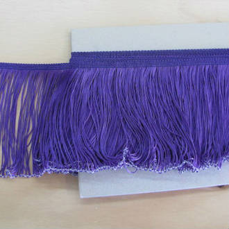 Purple Stretch Fringing 15cm