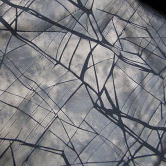 Fractured Matte Foile Nylon Spandex Black