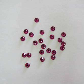 Swarovski Crystal SS30 Fuschia Pink Flat Back