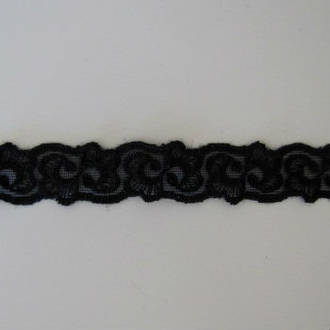 Non-Stretch Black Lace Trim