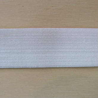 White 25mm Elastic 