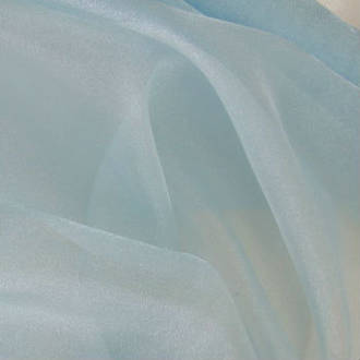 Light Blue Crystal Organza