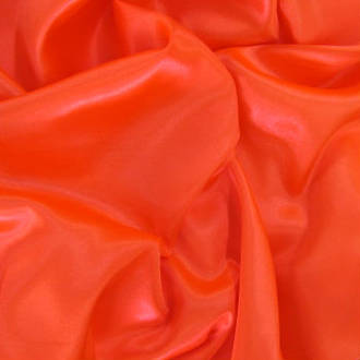 Shiny Burnt Orange Satin