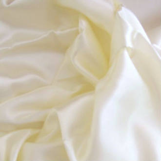 Shiny Cream Satin