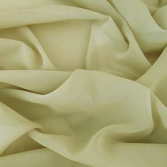 Metallic Gold Plain Chiffon 112cm