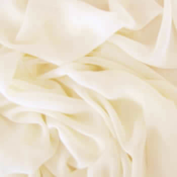 Cream Plain Chiffon 150cm